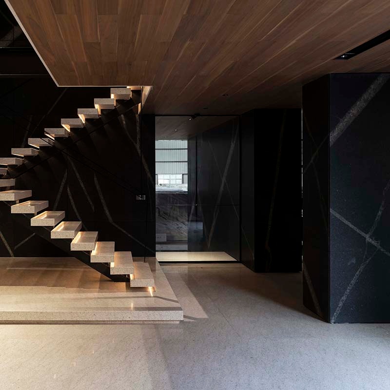 # of natural granite stone for exterior wall