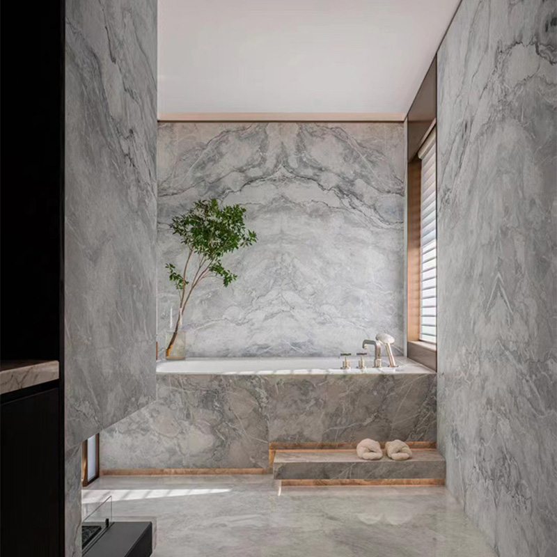 #Arctic sky quartzite for bathroom