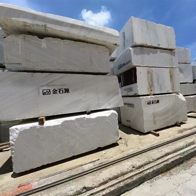 Dione White Marble block