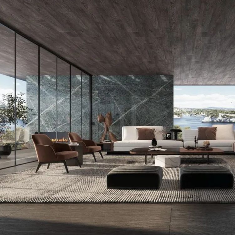 #Atlantic Dark Quartzite wall slab